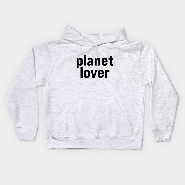 Planet Lover Kids Hoodie by ElizAlahverdianDesigns